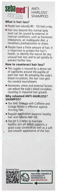 Sebamed Anti Hairloss Shampoo 200Ml Sebamed Anti Hairloss Shampoo 200Ml